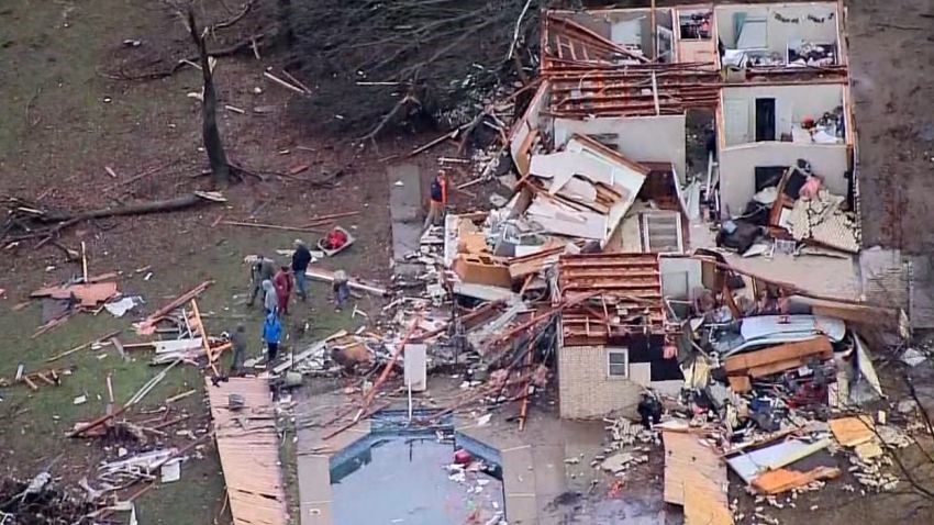 Los tornados dejan una estela de destrucción en Louisiana y el sureste de Estados  Unidos