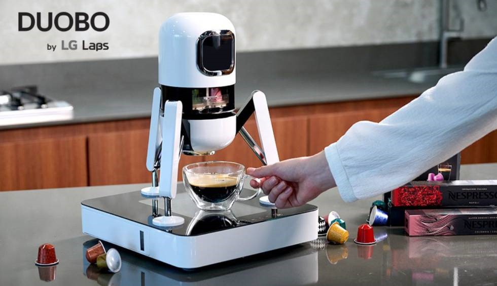LG Duobo, una cafetera inteligente que te permite mezclar cápsulas y crear un café único